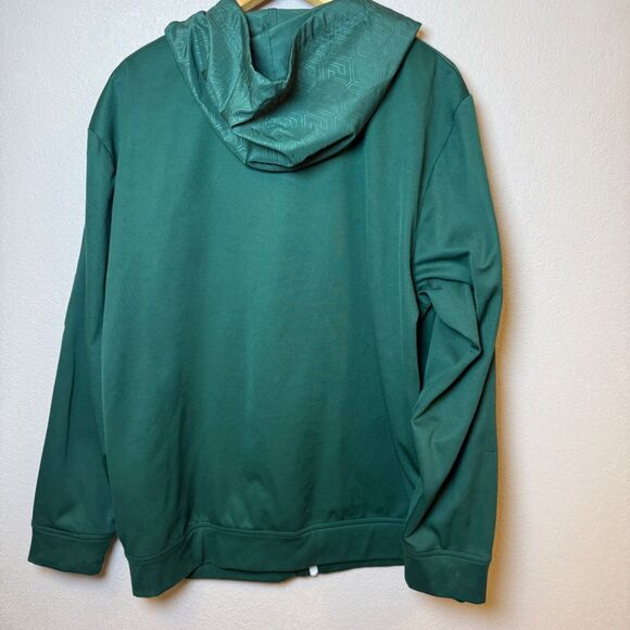 NFL New York Jets Logo Majestic Therma Base Hoodie Full Zip Men's Hoodie Size XL - Picture 2 of 5